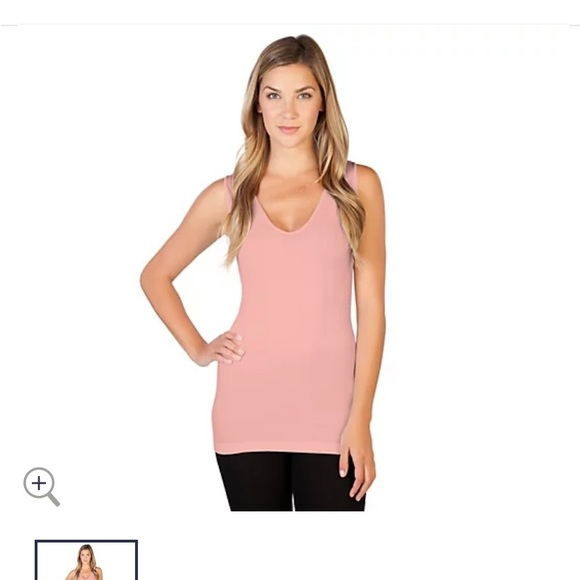 Five skinnytees shapeware from QVC One size fits 0 to 14 smoothing undershirt - Picture 3 of 5